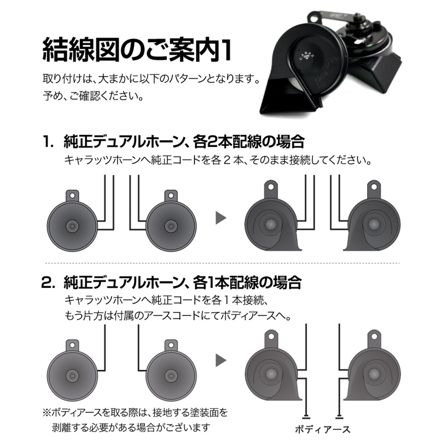 Jpn公式オンラインショップ キャラッツホーンcz6000 薄型 分岐用カプラ H